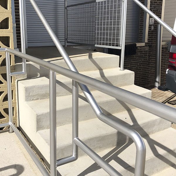 Custom Metal Railing, Custom Hand Rail, custom metal work, metal fabrication, stairs, railing